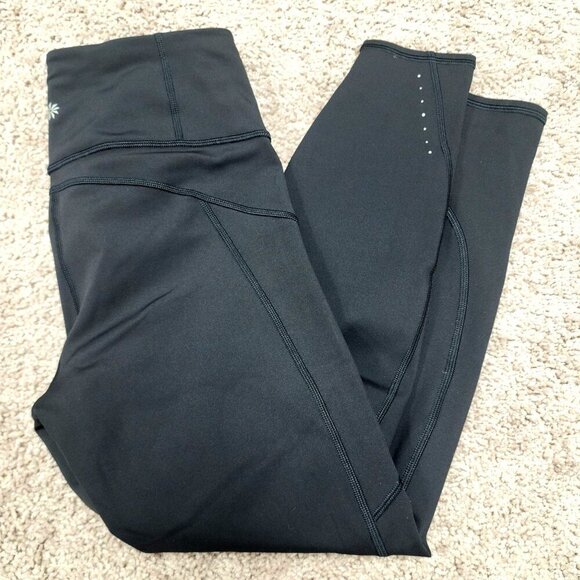 Athleta Rainier 7/8 Tights Black Leggings Small - Picture 9 of 11